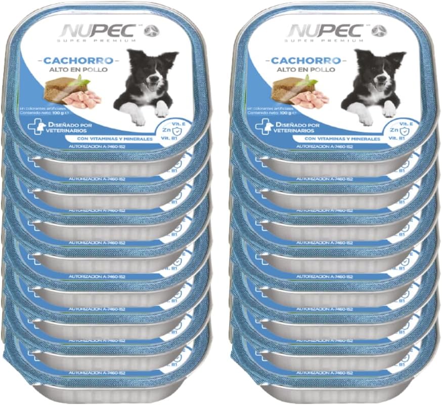 NUPEC CACHORRO HÚMEDO 16 PIEZAS
